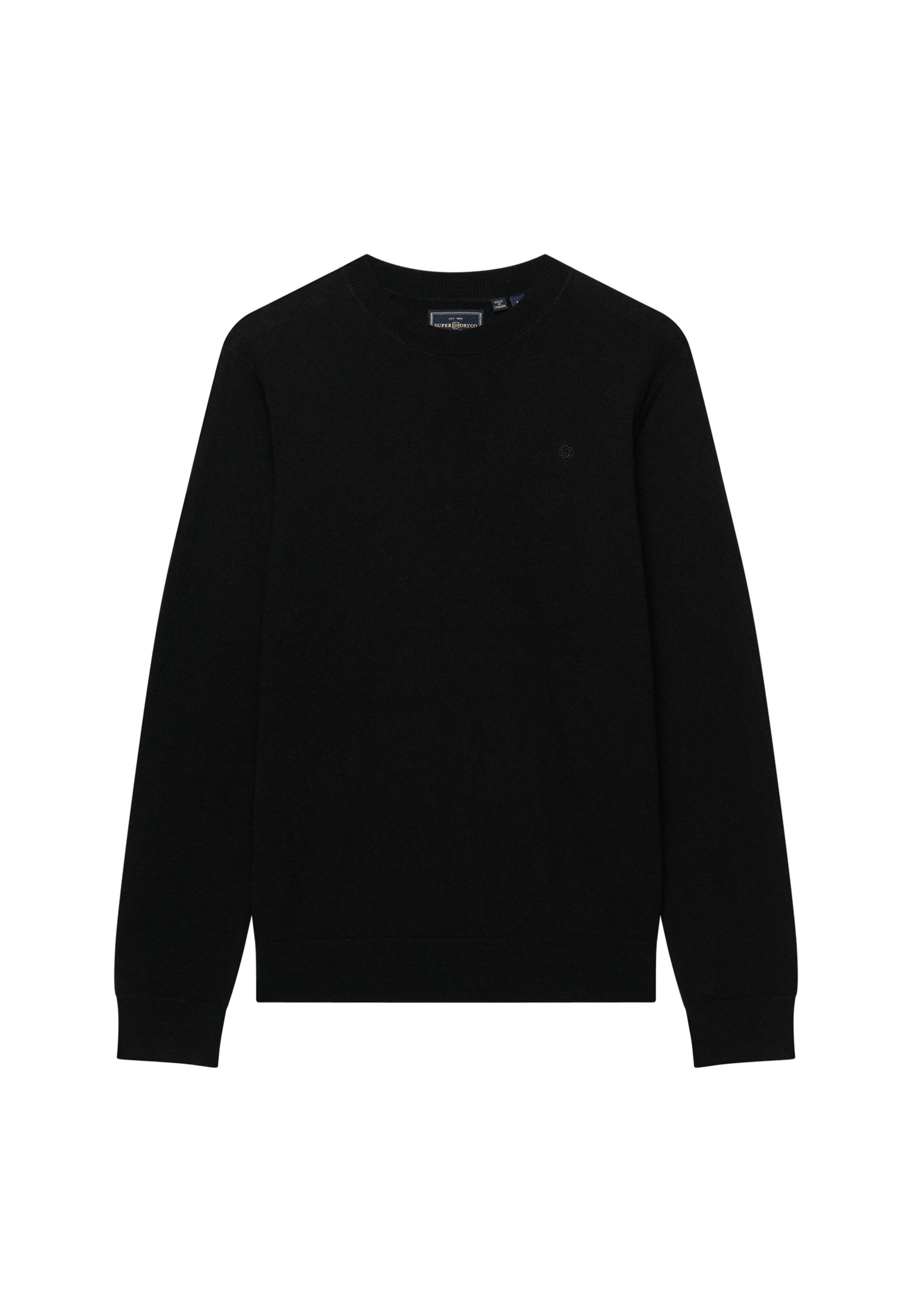 Superdry & Co Trui 'Essential' in Zwart: voorkant
