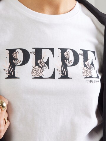 Pepe Jeans T-Shirt 'BRIA' in Weiß