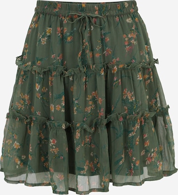 Vero Moda Petite Sukně 'MILLA' – zelená: přední strana