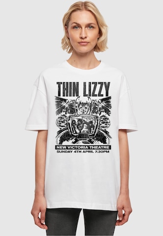 T-shirt oversize 'Thin Lizzy - New Victoria Theatre' Merchcode en blanc : devant