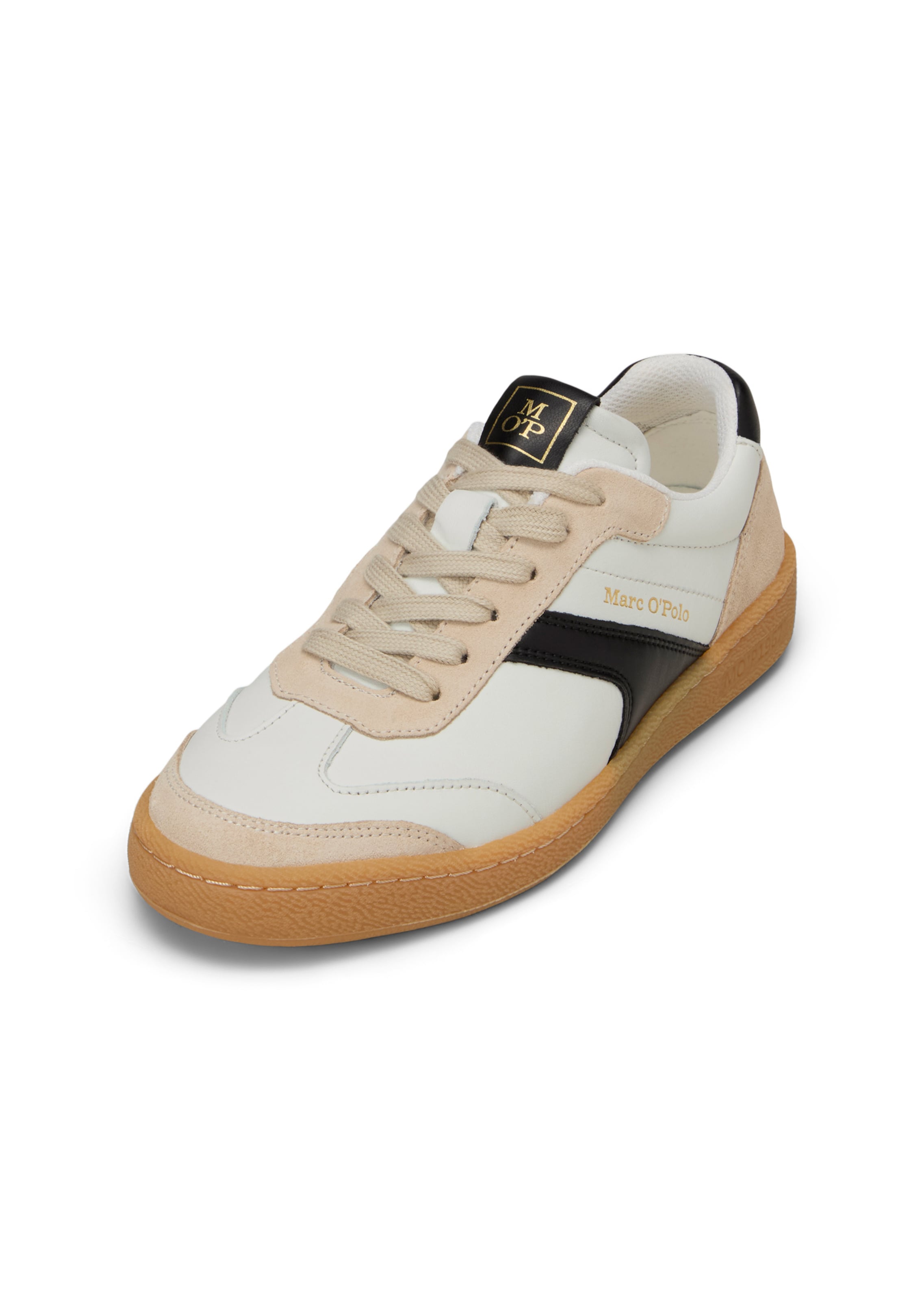 Baskets basses 'Court' Marc O'Polo en blanc : devant