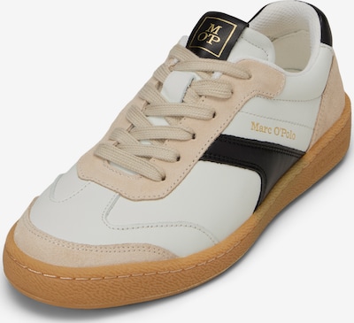 Marc O'Polo Matalavartiset tennarit 'Court' värissä nude / musta / valkoinen, Tuotenäkymä