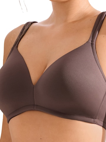 Lisca T-Shirt BH 'Maya'‌‌‌‌‌ in Braun