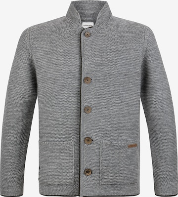 STOCKERPOINT Strickjacke 'Nicolo' in Grau: Vorderseite
