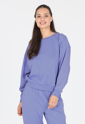 Athlecia Sweatshirt 'Carmen' in Lila: voorkant