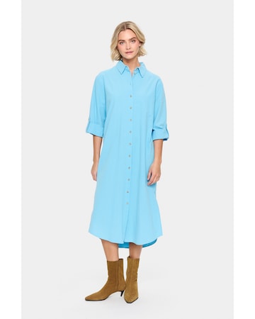 SAINT TROPEZ - Vestido camisero 'ZalindaSZ' en azul