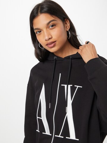 Sweat-shirt 'FELPA' ARMANI EXCHANGE en noir