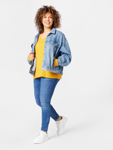 Pullover 'Lefile' di Vero Moda Curve in giallo