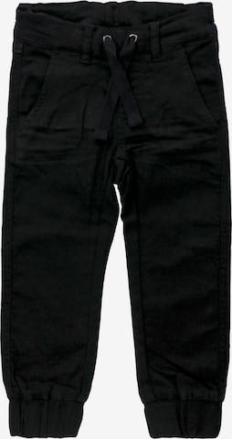 Villervalla Regular Pants in Black: front