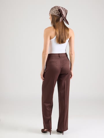Loosefit Pantalon à plis MORE & MORE en marron