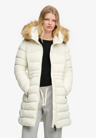 Superdry & Co Mantel 'FUJI' in Weiß: Vorderseite