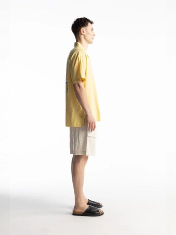 Giesto - Regular Fit Camisa em amarelo