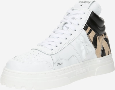 PATRIZIA PEPE High-top trainers in Beige / Black / White, Item view