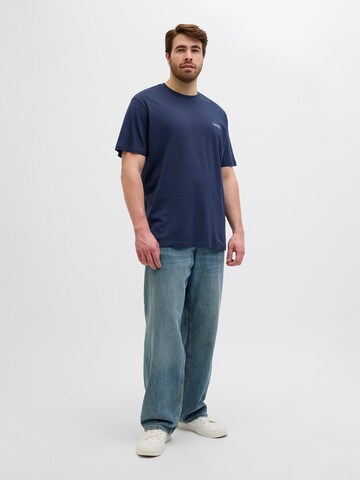 Jack & Jones Plus Футболка 'JJENoa' в Синий