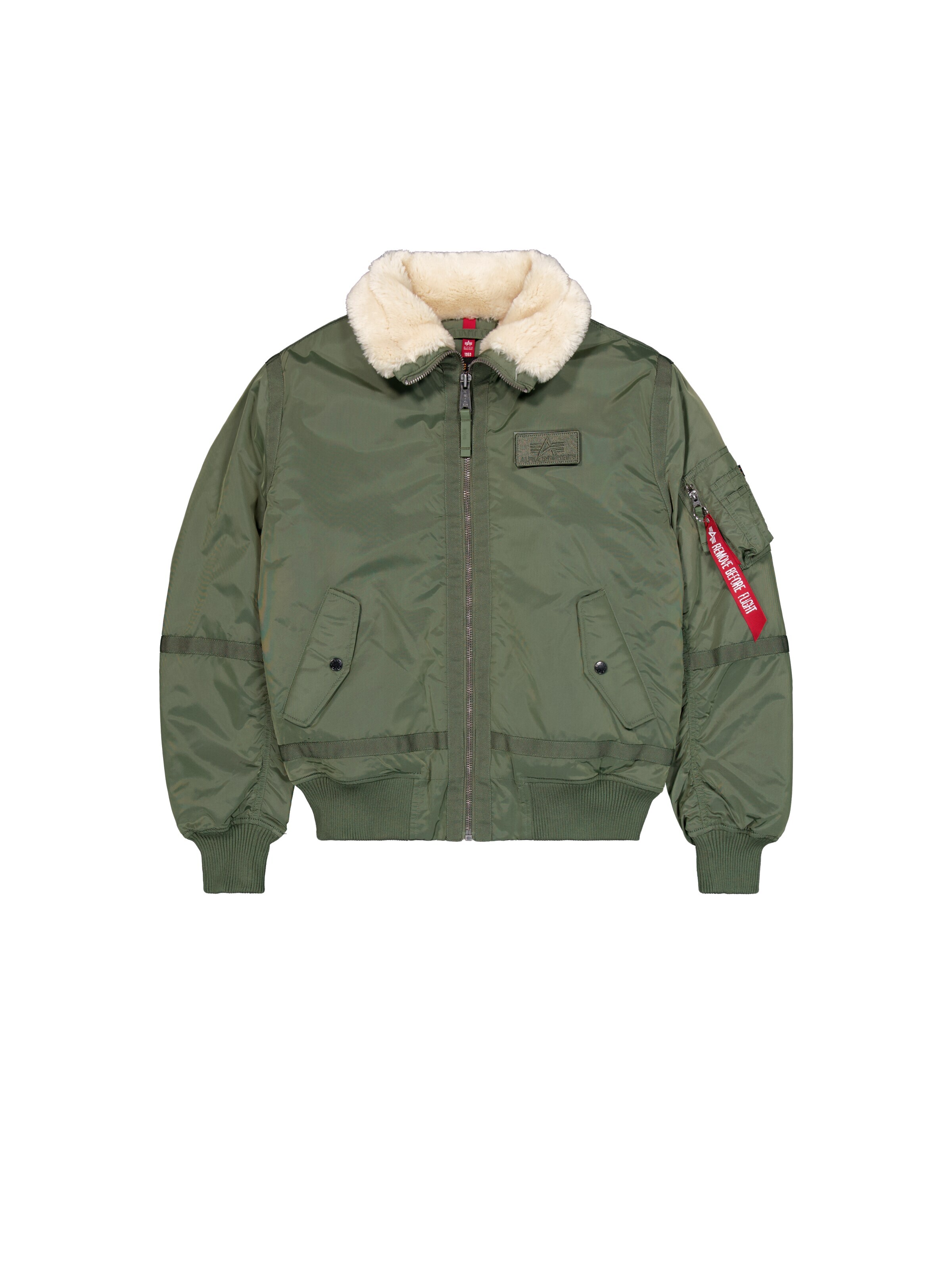 ALPHA INDUSTRIES Regular fit Winter Jacket 'B15-3 TT' in Green: front