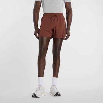 Pantalon de sport 'RC 5' new balance en marron : devant