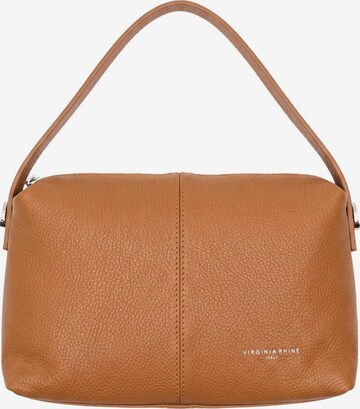 Borsa a mano 'Borsa a Mano Pelle Genuina Virginia Rhinè 26x17 cm' di Virginia Rhinè in marrone: frontale
