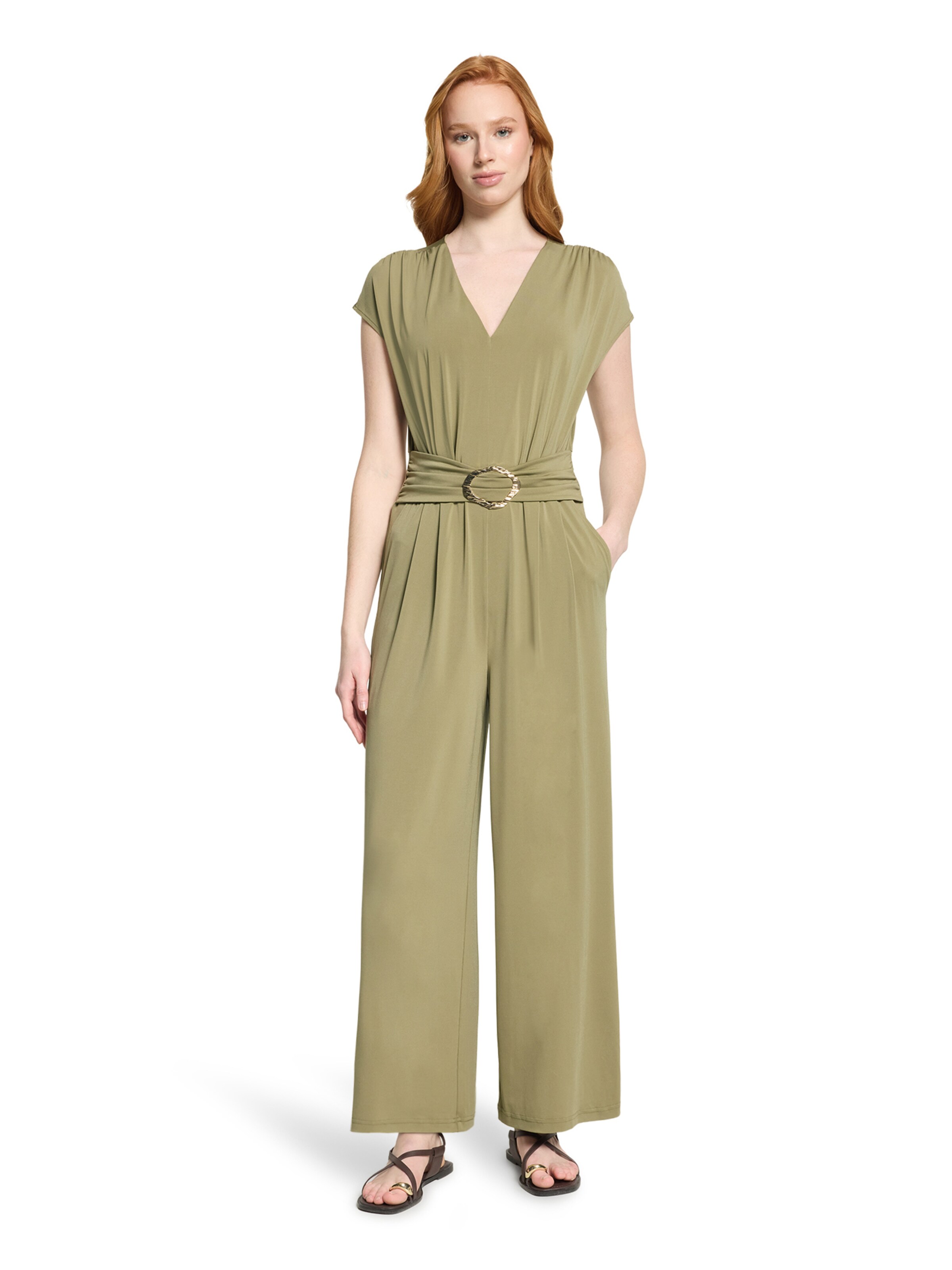Tuta jumpsuit di Betty Barclay in verde: frontale