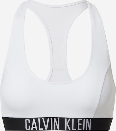 Calvin Klein Swimwear Bikini gornji dio u crna / bijela, Pregled proizvoda