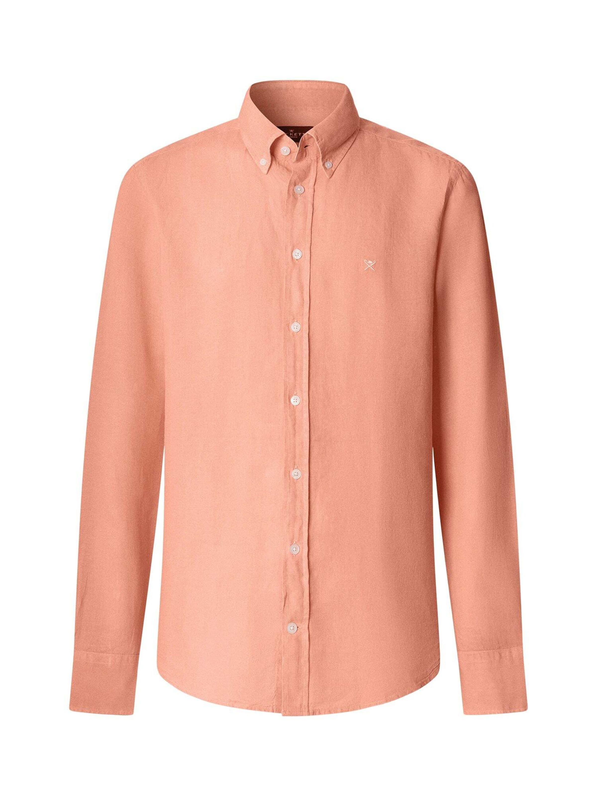 Chemise 'Ess' Hackett London en orange : devant