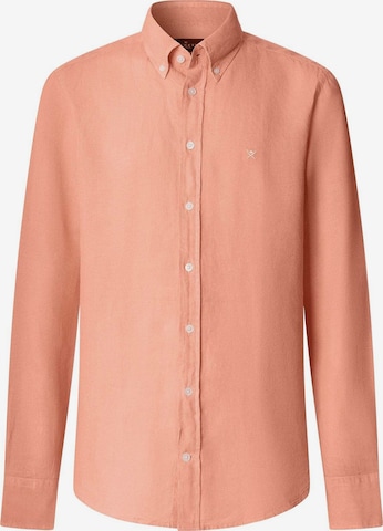 Chemise 'Ess' Hackett London en orange : devant