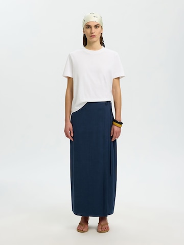 Jupe SELECTED en bleu