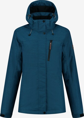 Travelin Between-Season Jacket 'Meya' in Blue: front