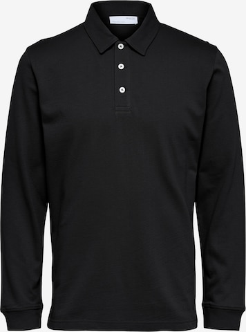SELECTED HOMME Shirt 'DAVE' in Black: front