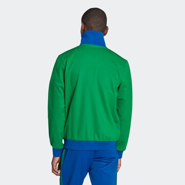 ADIDAS ORIGINALS Between-Season Jacket 'Adicolor 70S Striped' in Green