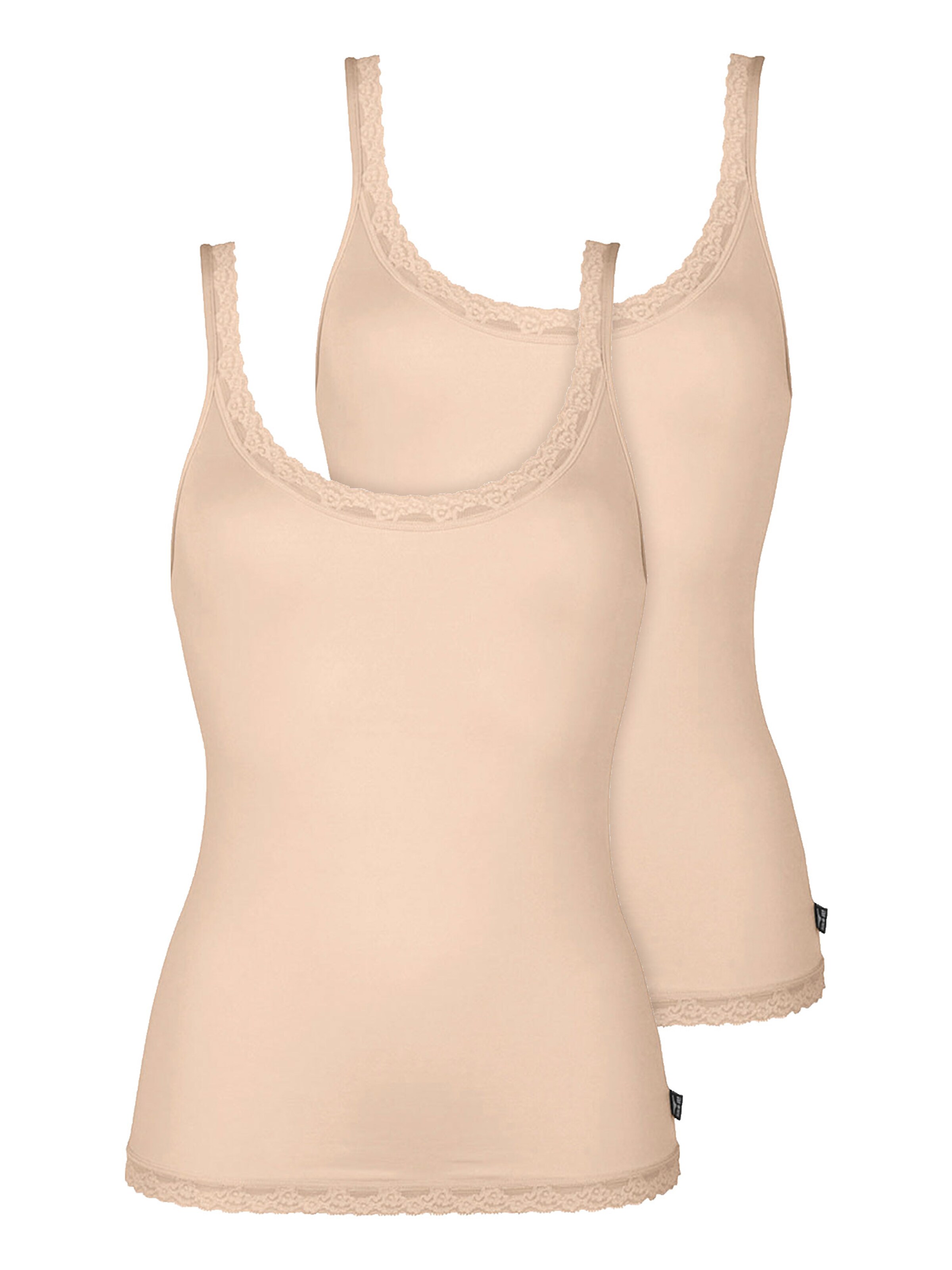 like it! Undershirt 'Olivia' in Beige: front