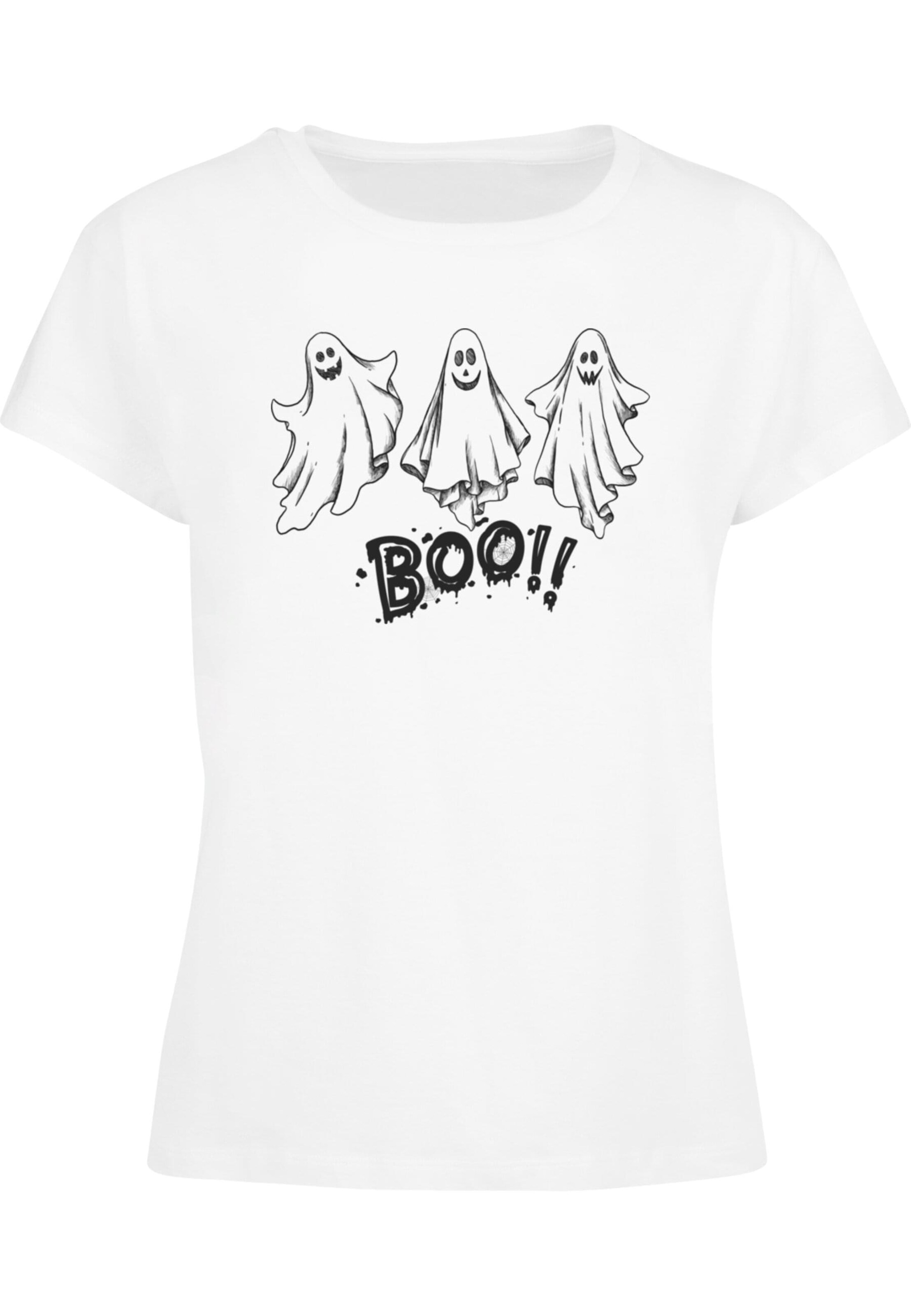 T-shirt 'Halloween - Boo' ABSOLUTE CULT en blanc : devant