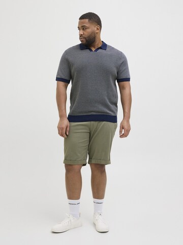 Jack & Jones Plus Poloshirt in Blau