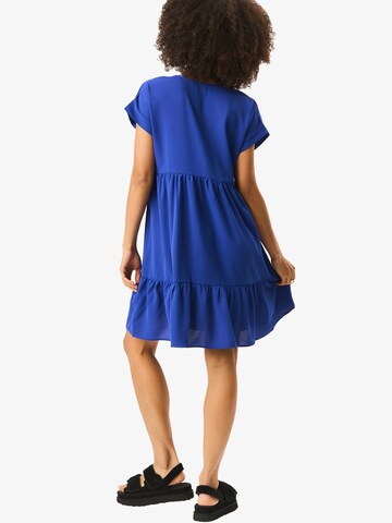 GINI LONDON Minikleid 'Gini V-Neck' in Blau