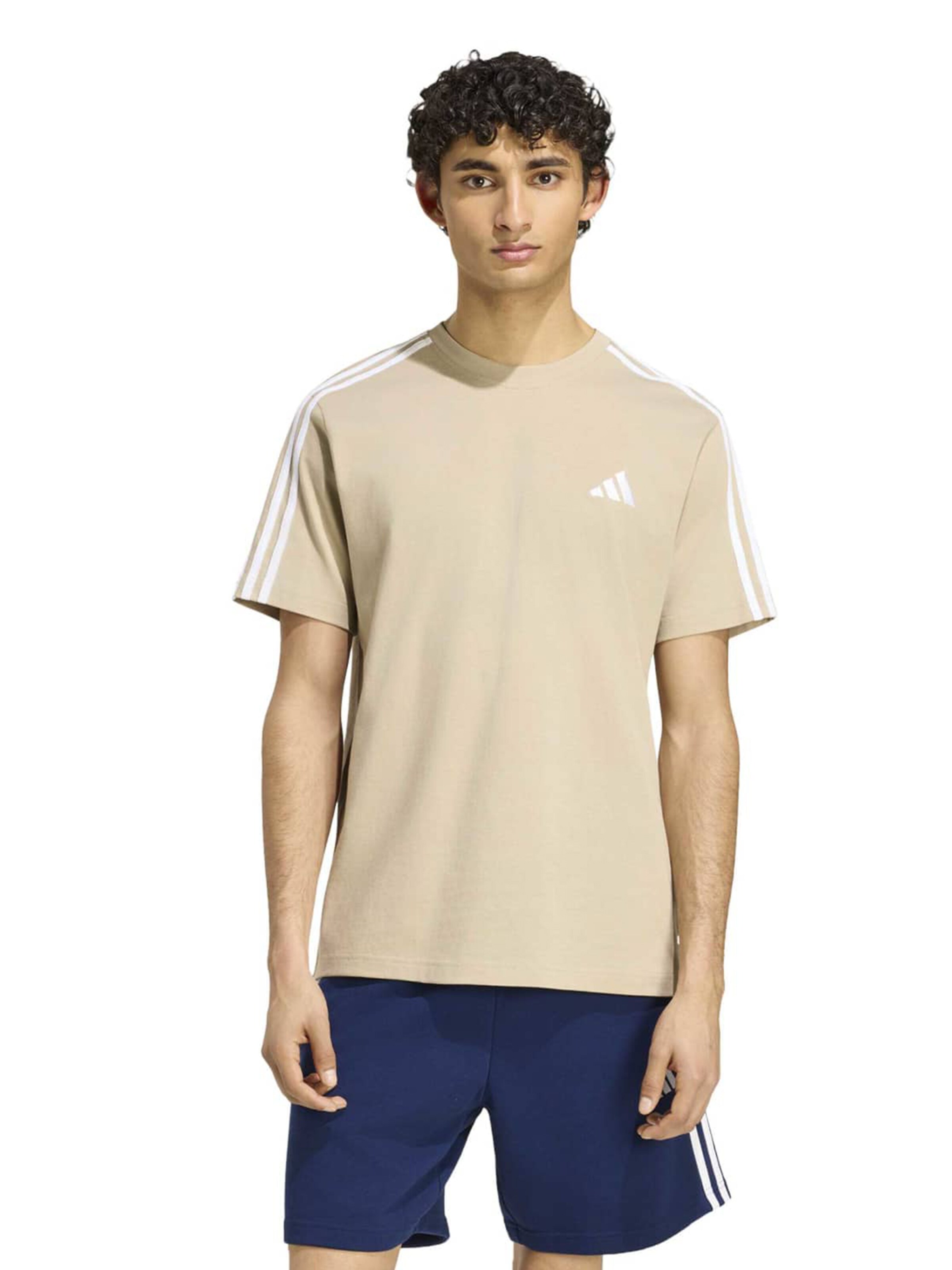 ADIDAS SPORTSWEAR Performance Shirt 'Essentials' in Beige: front