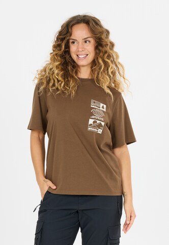 Whistler Functioneel shirt 'Arwen' in Bruin: voorkant