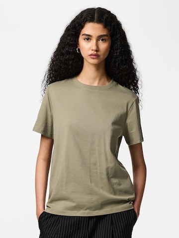 PIECES Shirt 'PCRia' in Groen: voorkant
