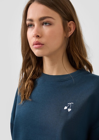 QS Sweatshirt in Blau