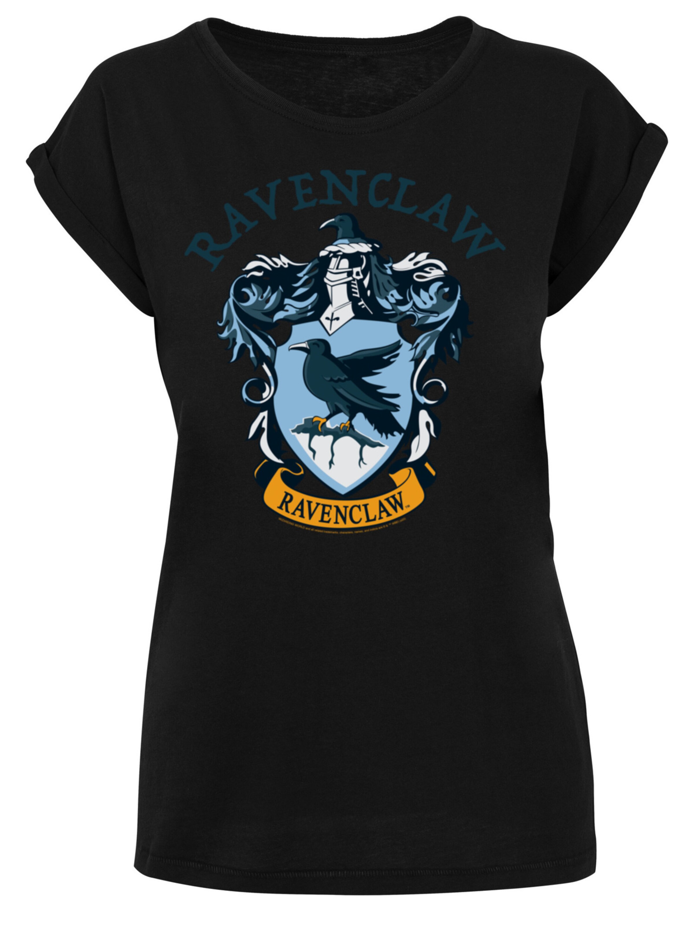 T-shirt 'Harry Potter Ravenclaw Crest' F4NT4STIC en noir : devant