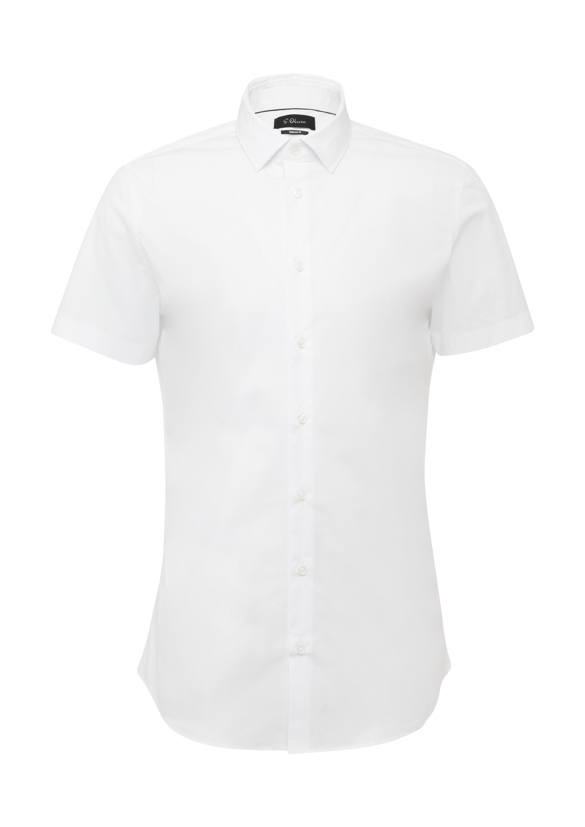 s.Oliver BLACK LABEL Regular fit Overhemd in Wit: voorkant