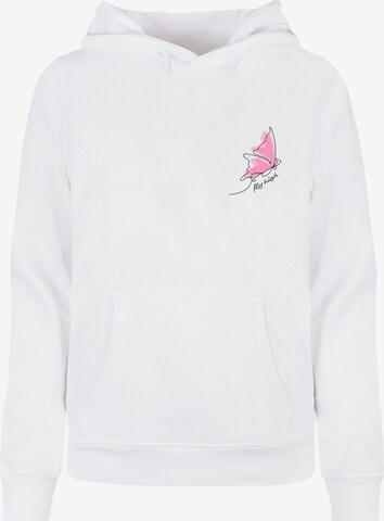 Merchcode Sweatshirt 'Fly High' in White: front