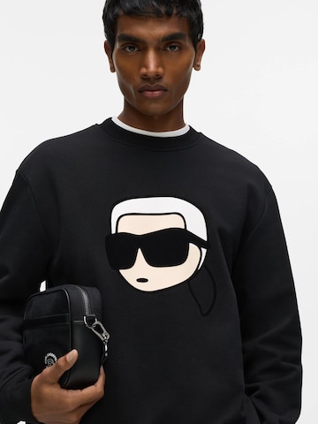 Karl Lagerfeld Свитшот 'Ikon Karl' в Черный