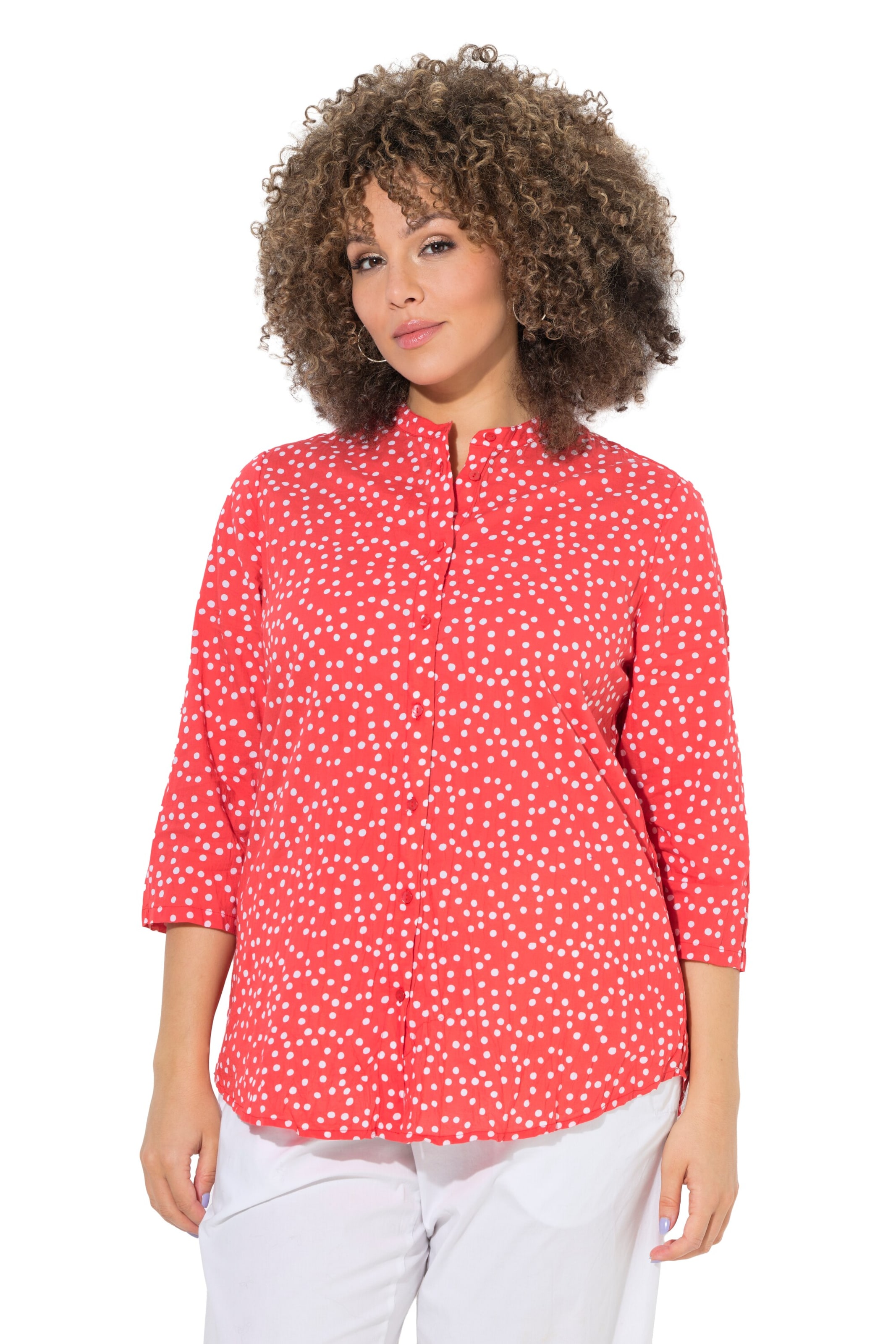 Ulla Popken Blouse in Orange: front