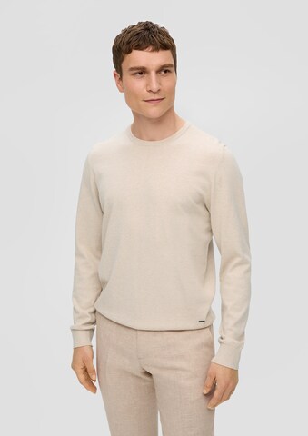 s.Oliver BLACK LABEL Sweater in Beige: front