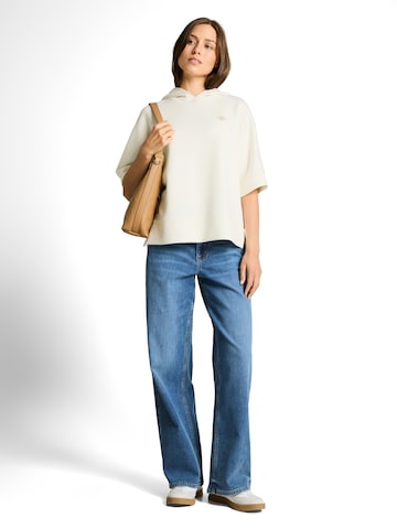 Sweat-shirt TOM TAILOR en blanc