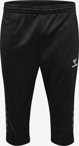 Regular Pantalon de sport 'AUTHENTIC' Hummel en noir : devant