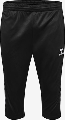 Hummel Regular Workout Pants 'AUTHENTIC' in Black: front
