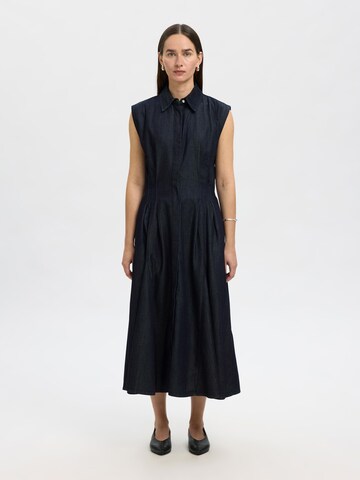 SELECTED Shirt Dress in Blue: front