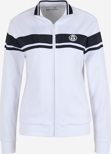 Sergio Tacchini Athletic Zip-Up Hoodie in Navy / Stone / White, Item view