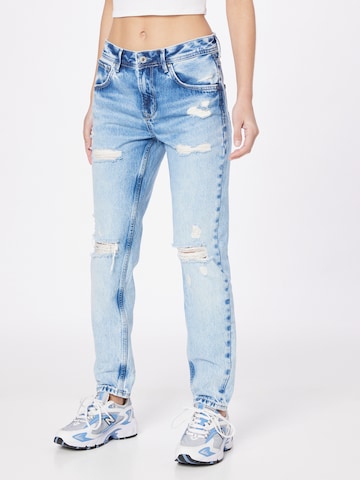 Coupe slim Jean 'VIOLET' Pepe Jeans en bleu : devant