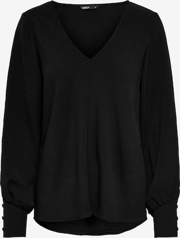 ONLY - Blusa 'Mette Uma' em preto: frente